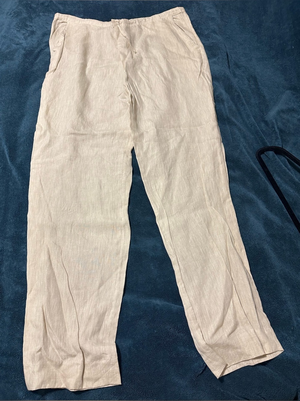 TSE Women’s Casual Linen-Blend Pants — Beige